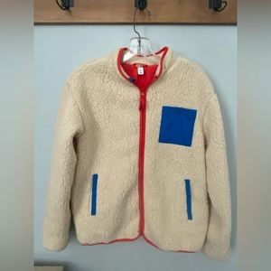 Kids Target Lego zip up Sherpa jacket XL lined